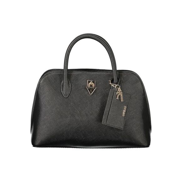Guess Jeans Black Polyurethane Women Women's Handbag